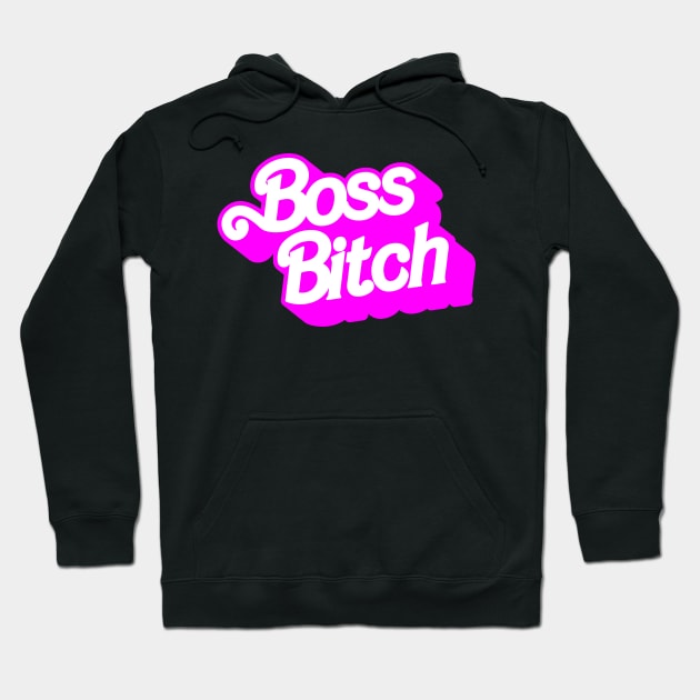 Boss Bitch Hoodie by tommartinart